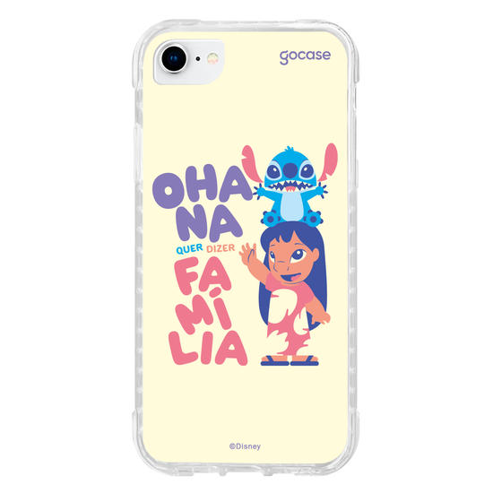 Capinha para celular  Lilo & Stitch - Ohana quer dizer família