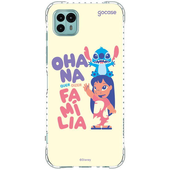 Capinha para celular  Lilo & Stitch - Ohana quer dizer família