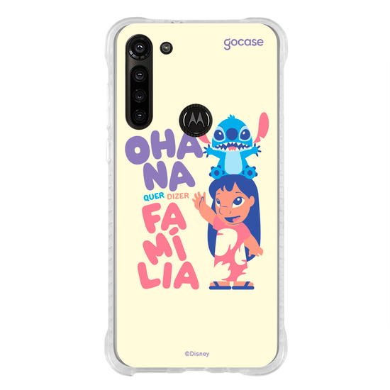 Capinha para celular  Lilo & Stitch - Ohana quer dizer família