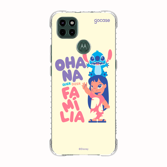 Capinha para celular  Lilo & Stitch - Ohana quer dizer família