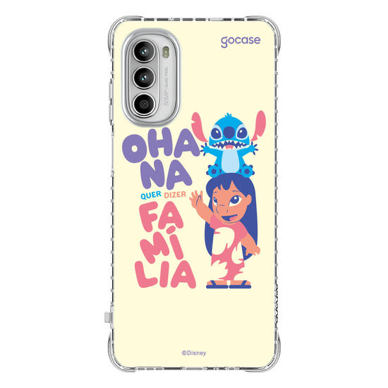Capinha para celular  Lilo & Stitch - Ohana quer dizer família