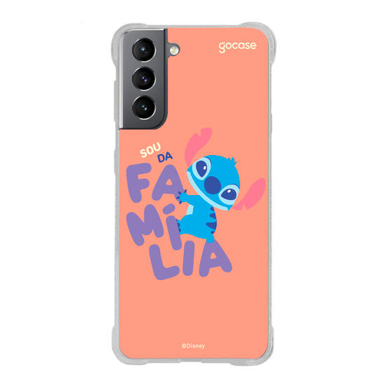 Capinha para celular  Stitch - Sou da família