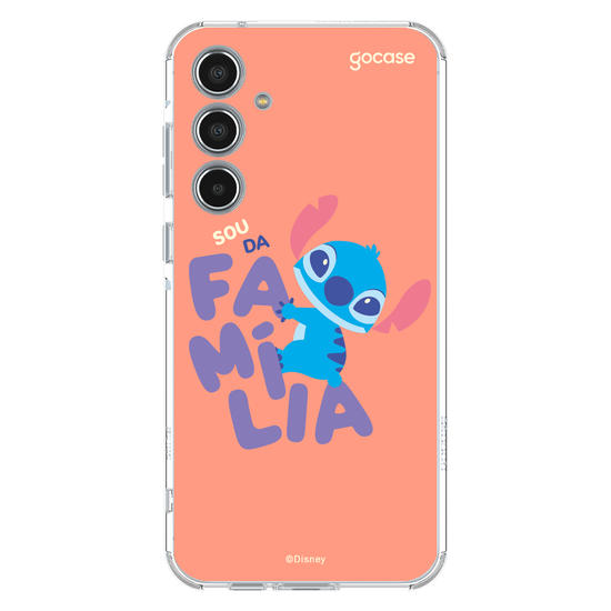 Capinha para celular  Stitch - Sou da família