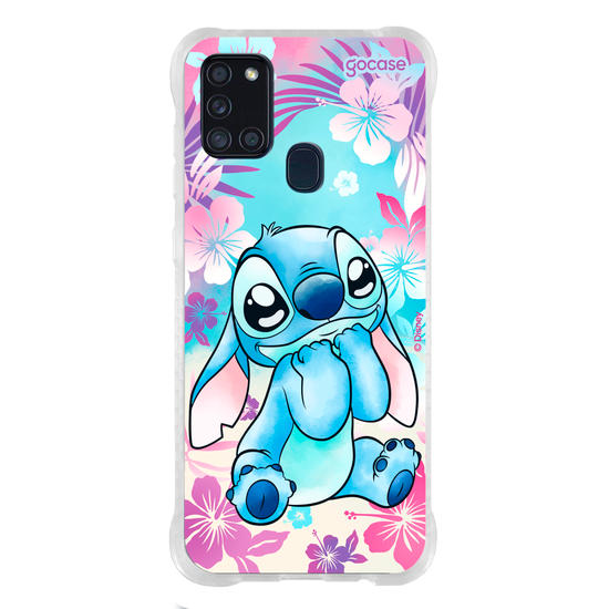Lilo & Stitch - Stitch Fofo com Aquarela  Lilo & Stitch - Stitch Fofo com Aquarela