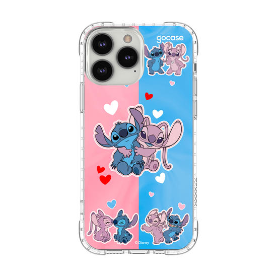 Capinha para celular  Stitch e Angel - Match