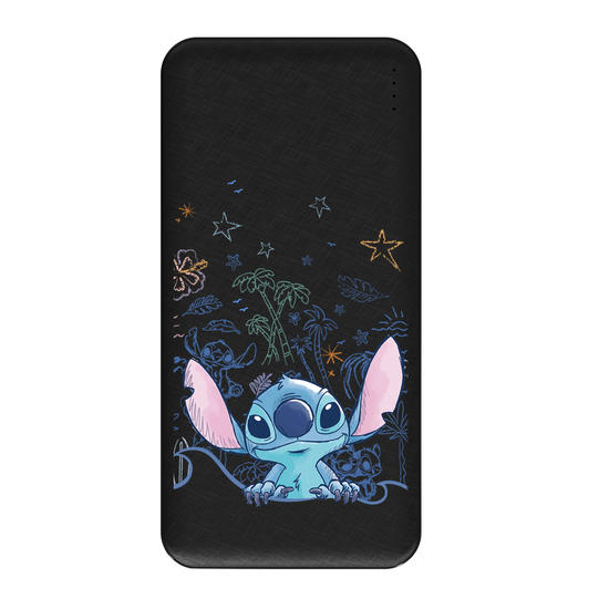 Carregador Portátil Fast Charge - Lilo & Stitch - Waves and Leaves