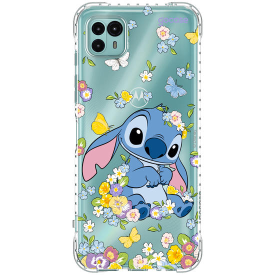Capinha para celular  Stitch Jardim de Primavera