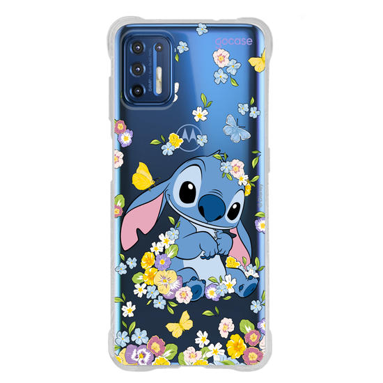 Capinha para celular  Stitch Jardim de Primavera