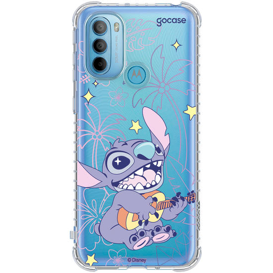 Capinha para celular  Stitch & Angel Love