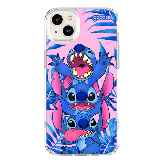 Capinha para celular Stitch Tropical Pink