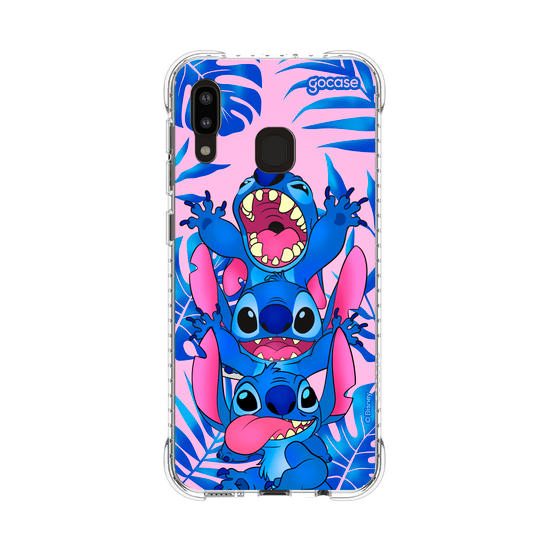 Capinha para celular Stitch Tropical Pink