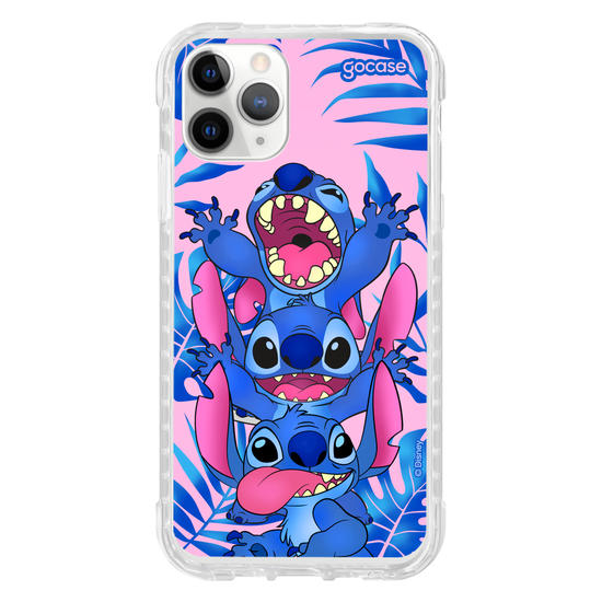 Capinha para celular Stitch Tropical Pink