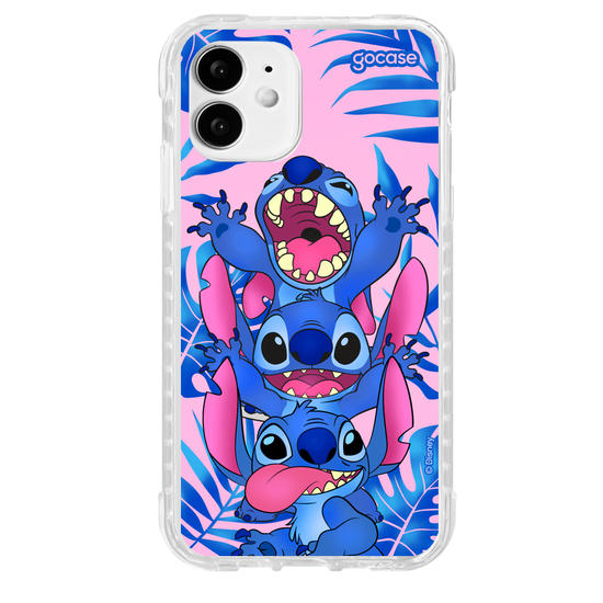 Capinha para celular Stitch Tropical Pink