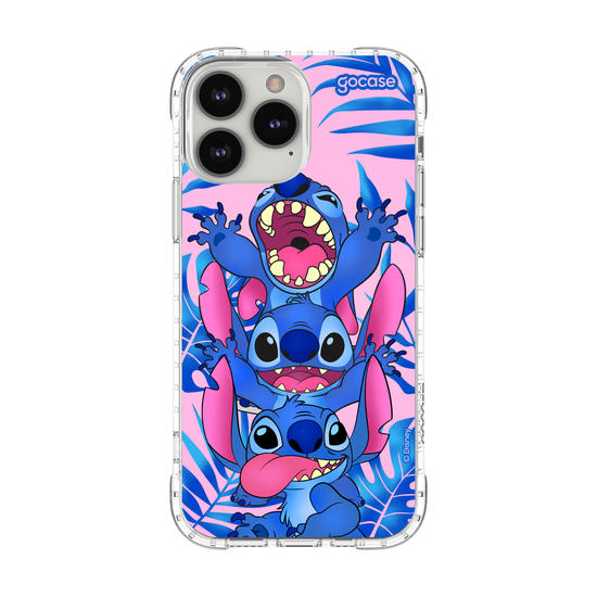 Capinha para celular Stitch Tropical Pink