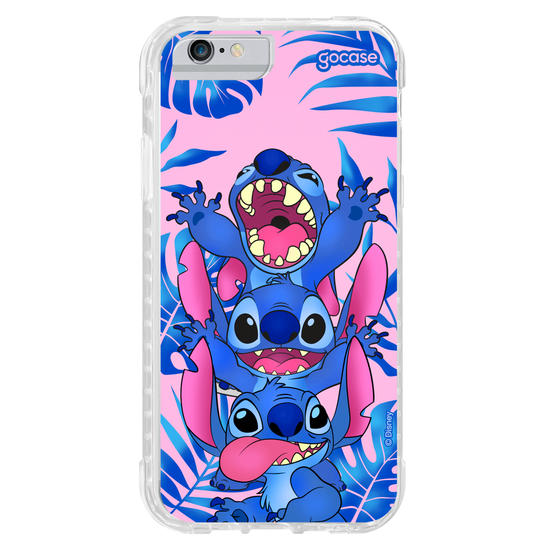 Capinha para celular Stitch Tropical Pink
