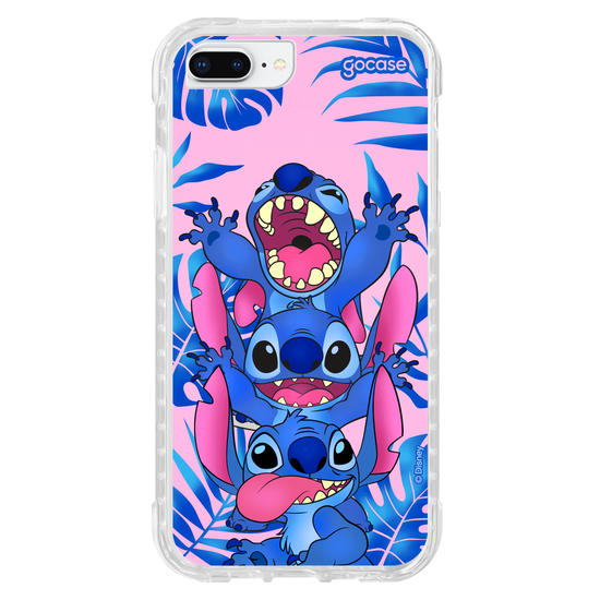 Capinha para celular Stitch Tropical Pink