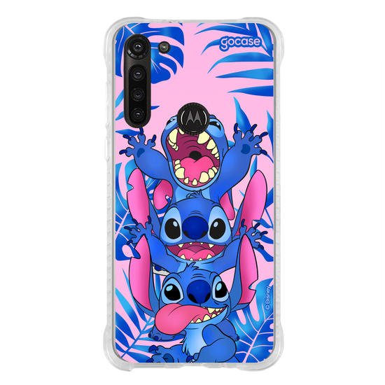 Capinha para celular Stitch Tropical Pink