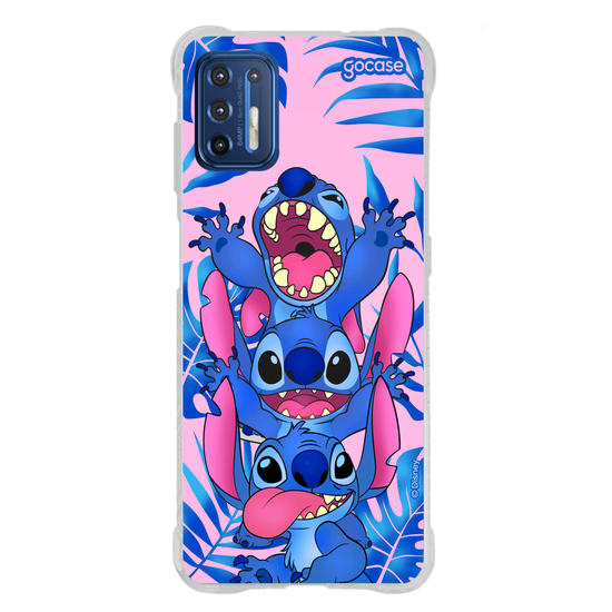 Capinha para celular Stitch Tropical Pink