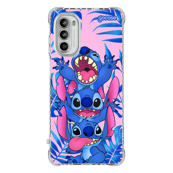 Capinha para celular Stitch Tropical Pink