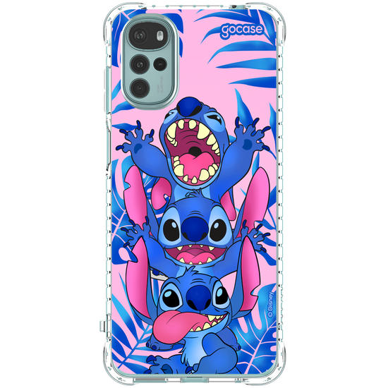 Capinha para celular Stitch Tropical Pink