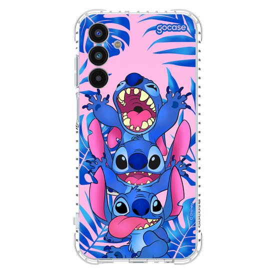 Capinha para celular Stitch Tropical Pink