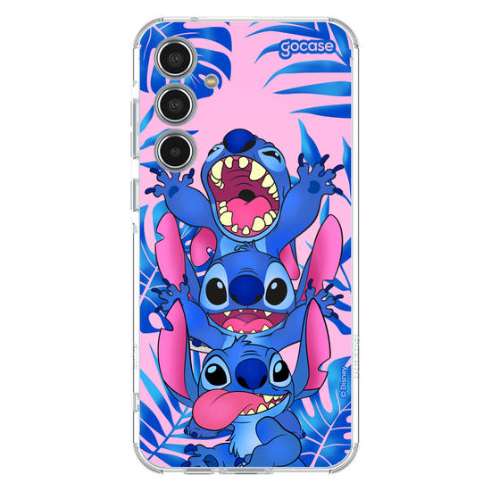 Capinha para celular Stitch Tropical Pink