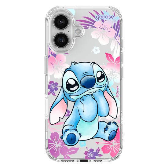 Capinha para celular  Stitch Fofo com Aquarela Vazado