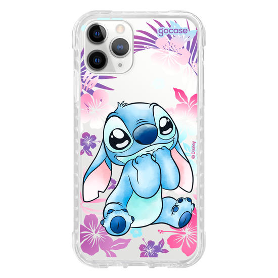 Capinha para celular  Stitch Fofo com Aquarela Vazado