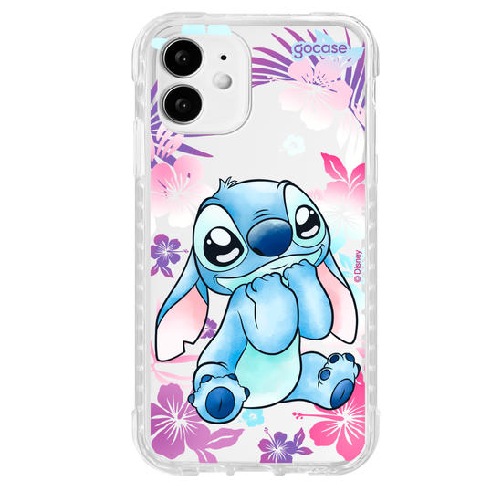 Capinha para celular  Stitch Fofo com Aquarela Vazado