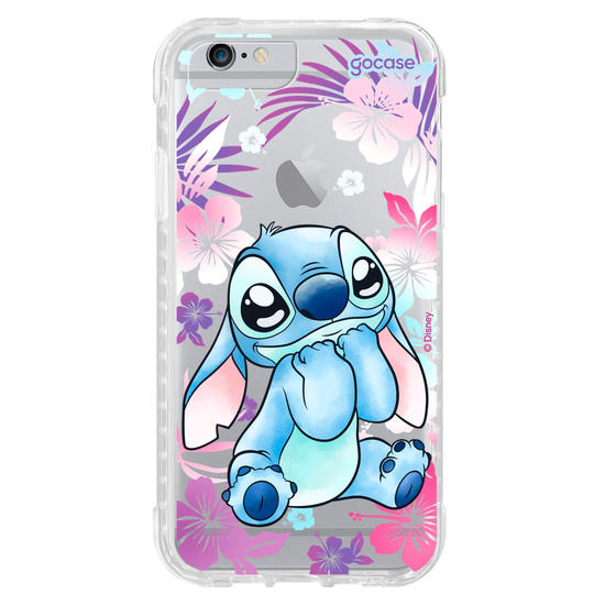 Capinha para celular  Stitch Fofo com Aquarela Vazado