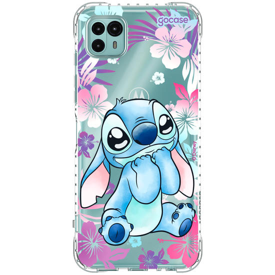 Capinha para celular  Stitch Fofo com Aquarela Vazado