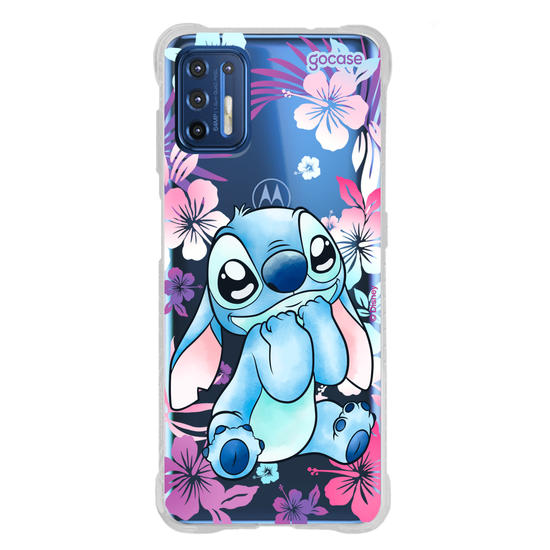 Capinha para celular  Stitch Fofo com Aquarela Vazado