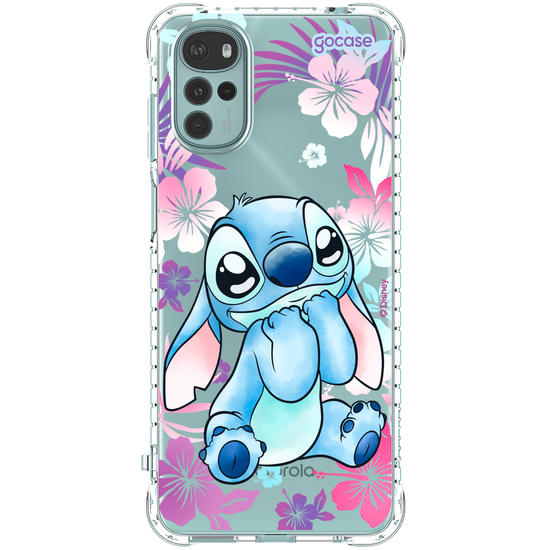 Capinha para celular  Stitch Fofo com Aquarela Vazado