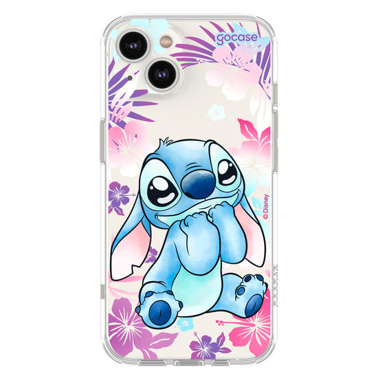  Stitch Fofo com Aquarela Vazado