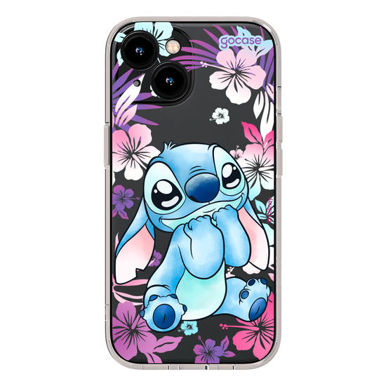 Capinha para celular  Stitch Fofo com Aquarela Vazado