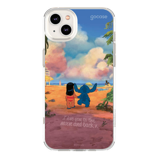 Capinha para celular  Lilo e Stitch - Love you to the moon and back