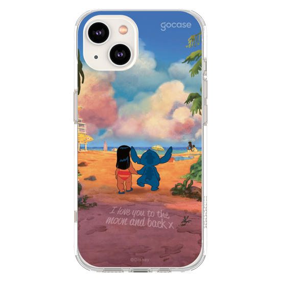 Capinha para celular  Lilo e Stitch - Love you to the moon and back