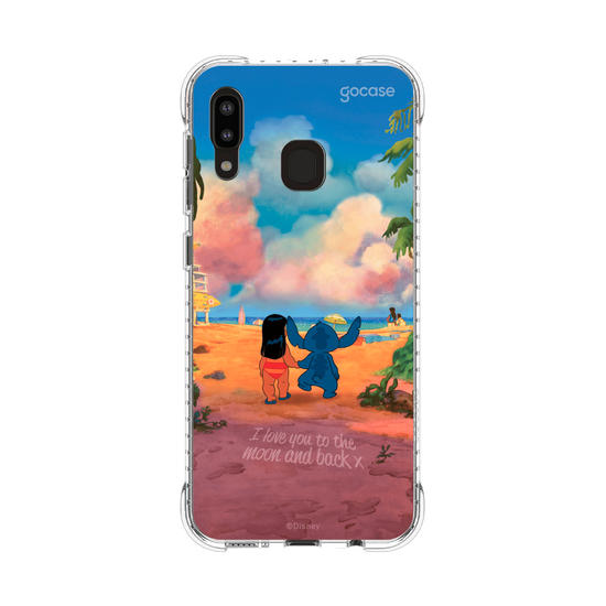 Capinha para celular  Lilo e Stitch - Love you to the moon and back