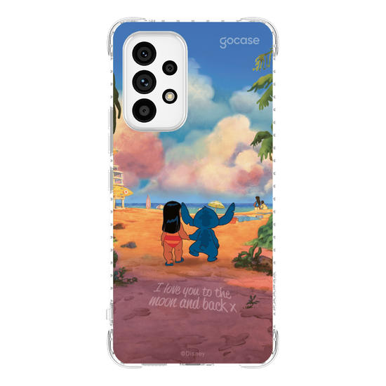 Capinha para celular  Lilo e Stitch - Love you to the moon and back