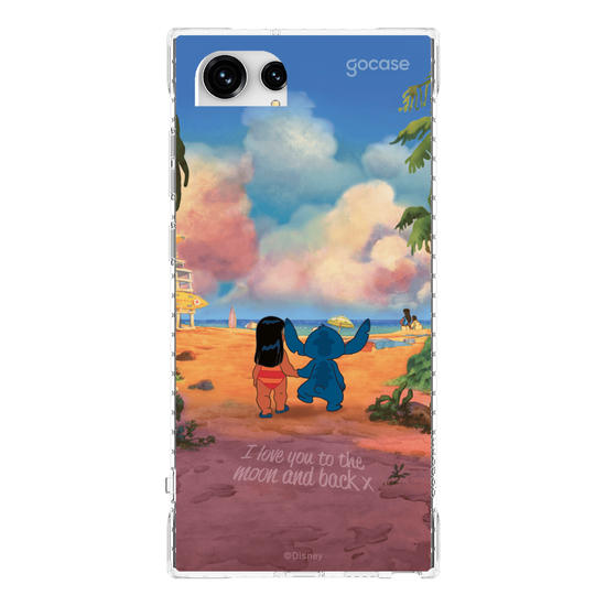 Capinha para celular  Lilo e Stitch - Love you to the moon and back
