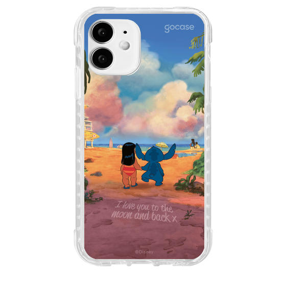 Capinha para celular  Lilo e Stitch - Love you to the moon and back
