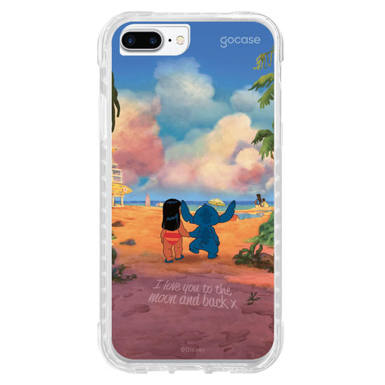 Capinha para celular  Lilo e Stitch - Love you to the moon and back