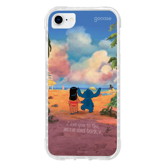 Capinha para celular  Lilo e Stitch - Love you to the moon and back