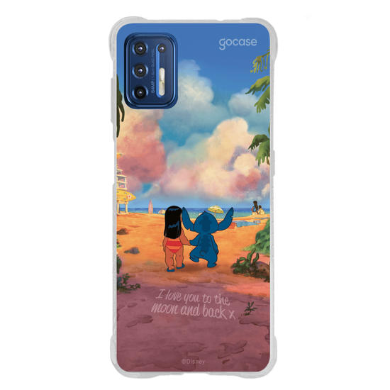 Capinha para celular  Lilo e Stitch - Love you to the moon and back