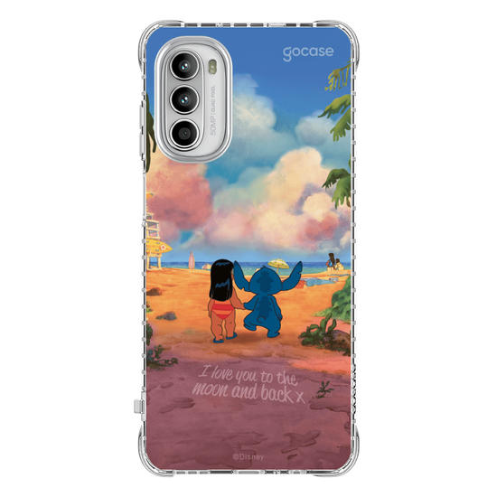 Capinha para celular  Lilo e Stitch - Love you to the moon and back