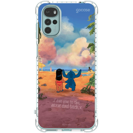 Capinha para celular  Lilo e Stitch - Love you to the moon and back