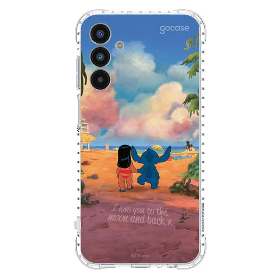 Capinha para celular  Lilo e Stitch - Love you to the moon and back