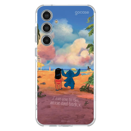 Capinha para celular  Lilo e Stitch - Love you to the moon and back