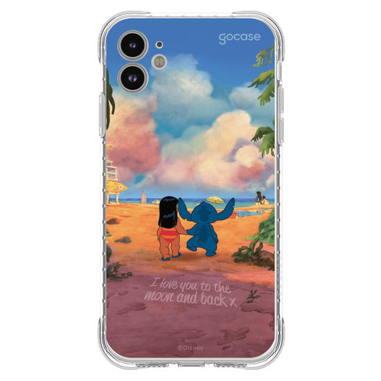 Capinha para celular  Lilo e Stitch - Love you to the moon and back