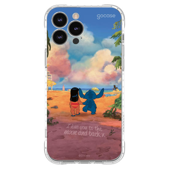 Capinha para celular  Lilo e Stitch - Love you to the moon and back
